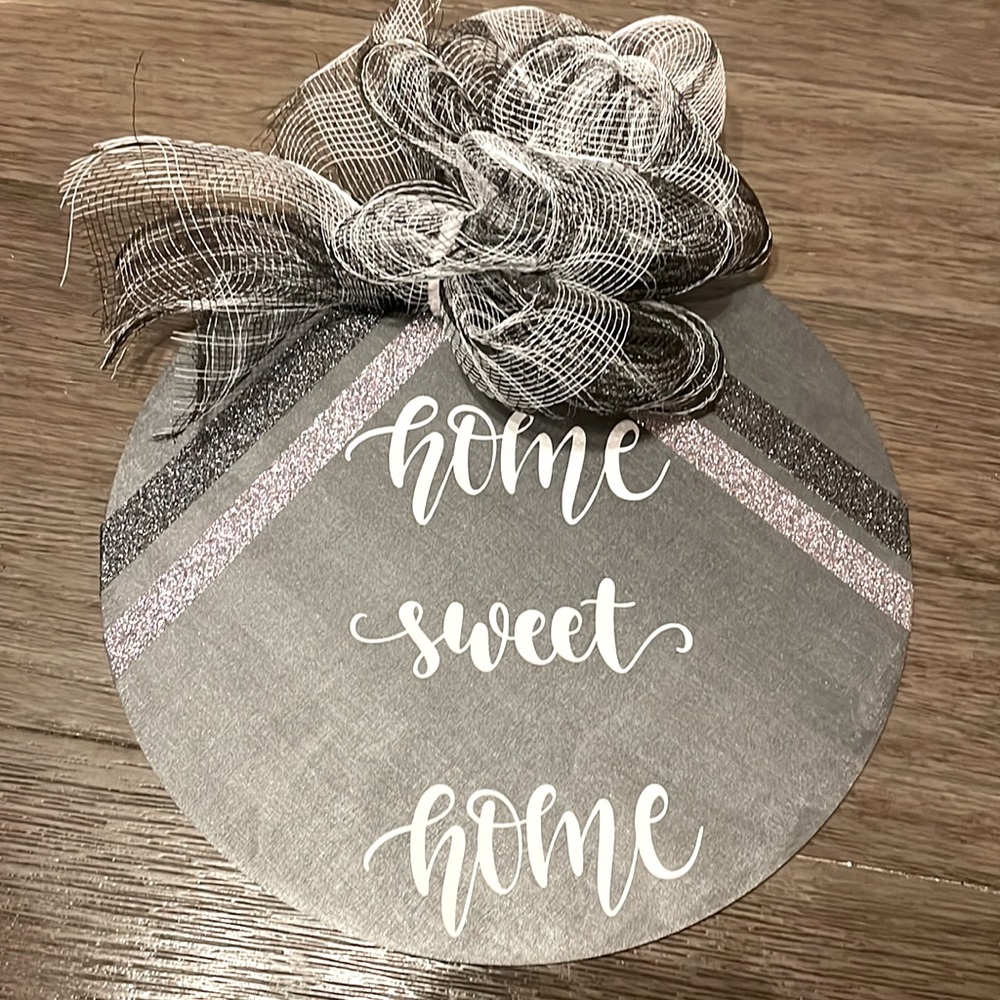 New Handmade “Home Sweet Home” Sign for Farmhouse or Modern Home